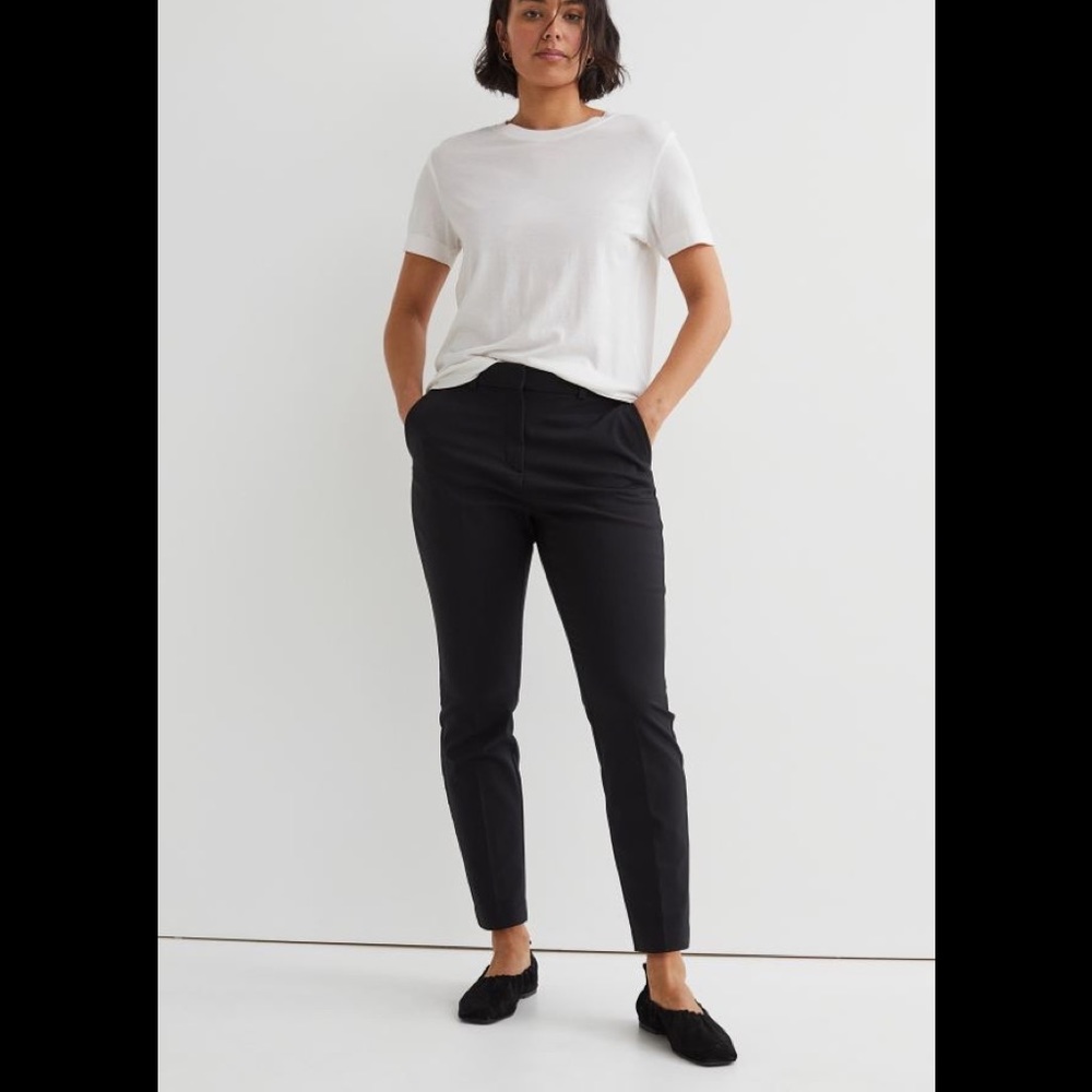 H&M black womens slacks